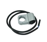 Interruptor de Modificación para Motocicleta, Manillar 22mm 12 V | Aleación de Aluminio y Cobre, Control de Faro, Uso en Atv y Triciclo, Acabado Plata