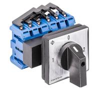 Interruptor De Montaje En Panel De 4 Polos 25A IP66 Mango Negro - 70017969