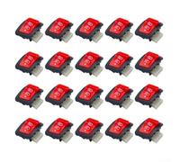 Interruptor de moto para Wave110 RS150 cerca de control de luz lejana roja de haz alto bajo carcasa ABS (20 piezas)