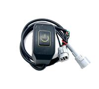 Interruptor De Motocicleta 1 Interruptor Autoblocante Para Faros Motocicleta Impermeable Con LED Para Sur-Ron Surron Light Bee S Y X Piezas Motocross(Yellow)