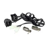 Interruptor De Motocicleta 2 Piezas Para ATV Motocicleta Doble Deporte Dirt Quad Rojo AmarilloBocina Arranque Apagado Botón Interruptor Parada(2xRed Button)