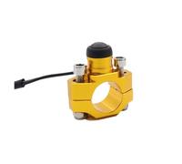 Interruptor De Motocicleta Accesorio Universal De Interruptor Encendido/apagado Aluminio CNC Para Motocicleta(Gold)