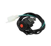 Interruptor De Motocicleta Botón De Bocina Universal Para Motocross Interruptor Arranque Del Motor Convertidor Eléctrico Comúnmente Abierto(Red)