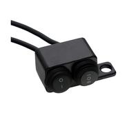 Interruptor De Motocicleta Conector De Interruptores Motocicleta Botón Encendido/apagado Del Manillar Interruptor Doble Impermeable Para(Left OF-OFO)