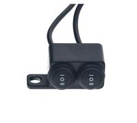 Interruptor De Motocicleta Conector Interruptores Motocicleta Botón Encendido/apagado Manillar Interruptor Doble Impermeable Para(Left OFO-OFO)