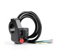 Interruptor De Motocicleta Faros Delanteros Motocicleta 22 Mm Y 7/8" Luces Intermitentes Bocina Montaje En Manillar Interruptor Universal Con Botón Pulsador
