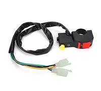 Interruptor de motocicleta, interruptor de botón de parada de apagado de motocicleta Dioche, encendido del manillar, encendido y apagado, apto para 50/110 / 125 Pit Quad Dirt Bike