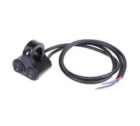 Interruptor De Motocicleta Interruptor De Control Manillar Motocicleta Aleación Aluminio 12 V Doble Botón Intermitente Altavoz 2 Opciones(A1)