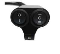 Interruptor De Motocicleta Interruptor De Control Manillar Motocicleta Aleación Aluminio 7/8" Y 22 Mm 12 V Doble Botón Intermitente Altavoz 2 Opciones(C style switch)