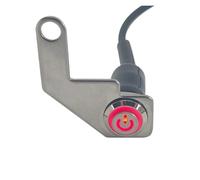 Interruptor De Motocicleta Interruptor De Manillar Motocicleta Impermeable LED 12 V Botón Reinicio Manual Retorno(With Lock 5)