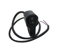 Interruptor De Motocicleta Interruptor Faro Manillar Motocicleta Aleación Aluminio 22 Mm Y 7/8 Pulgadas Tres Posiciones Impermeable 12 V Foco Antiniebla Retro(Black 2)