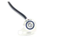 Interruptor De Motocicleta Interruptor LED Para Motocicleta Bocina Encendido Y Apagado Faros Antiniebla Manillar Montaje Ajustable Interruptores Botón(Short blue)