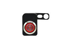 Interruptor De Motocicleta Interruptor LED Universal Motocicleta Bicicleta Eléctrica Encendido Apagado Montaje Ajustable Resistente Al Agua Botón Interruptores(B-Red)