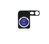 Interruptor De Motocicleta Interruptor LED Universal Motocicleta Bicicleta Eléctrica Encendido Apagado Montaje Ajustable Resistente Al Agua Botón Interruptores(B-Blue)