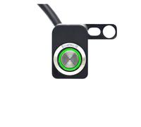 Interruptor De Motocicleta Interruptor LED Universal Motocicleta Bicicleta Eléctrica Encendido Apagado Montaje Ajustable Resistente Al Agua Botón Interruptores(A-Green)