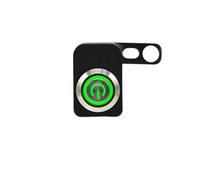 Interruptor De Motocicleta Interruptor LED Universal Motocicleta Bicicleta Eléctrica Encendido Apagado Montaje Ajustable Resistente Al Agua Botón Interruptores(B-Green)