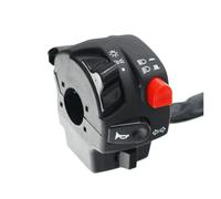 Interruptor De Motocicleta Interruptores Motocicleta 22 Mm Botón Bocina Señal Giro Luz Antiniebla Eléctrica Interruptor Arranque Controlador Manillar(Left)