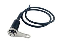 Interruptor De Motocicleta LED Para Motocicleta Encendido Y Apagado Montaje En Manillar Aleación Aluminio Resistente Al Agua Luces Antiniebla Botón Pulsador(Red)