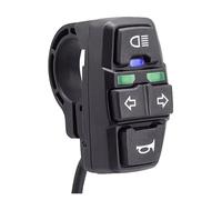 Interruptor De Motocicleta Manija Interruptor Motocicleta Luz Señal Giro Botón Encendido/apagado Bocina Controlador Manillar Eléctrico Impermeable