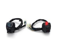Interruptor De Motocicleta Para Faro Delantero Motocicleta Hornet 250 Luz Alta Intermitente Izquierdo Y Derecho Bocina Interruptor Arranque Manija Botón(1 Pair)