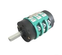 Interruptor de motor para máquinas cambiadoras de neumáticos 20A 220V 380V con operación de mesa giratoria y marcha atrás hacia adelante para reparación de vehículos (verde)