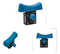 Interruptor de motosierra eléctrica equipado con bloqueo de seguridad para herramientas eléctricas de taladro percutor diseñado para manejar activación y control resistentes