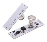 Interruptor de movimiento por infrarrojos para luces LED de armario, sin contacto, 5 V/12 V/24 V CC, alcance 30-80 mm, color blanco (A)