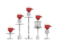 Interruptor de Nivel de Paleta Interruptor de nivel de paleta rotativa, sensor rotativo for tolva de silo de contenedor de sólidos y gránulos en polvo(Flange Type,DC24V)
