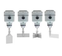 Interruptor de nivel paleta giratoria Controlador de interruptor nivel material rotación resistencia, medidor, tipo 24V/220V(High temp flange)