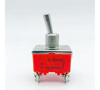 Interruptor de palanca, 1PCS 15A 250VAC 4PIN ON-Off basculante El interruptor encendido Micro Botón naranja Interruptores