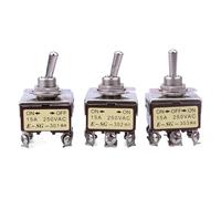 Interruptor de palanca 25A Twist 301/302/303A basculante de brazo oscilante 250V 1 Uds(302Asilverdot32A)