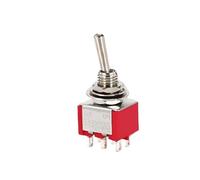 Interruptor de palanca 3/6 pines ON-OFF-ON -102 103 202 203 Unipolar doble tiro(6Pin ON-ON)