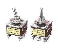 Interruptor de palanca, brazo basculante giratorio, 12 pies, 3 engranajes, botón de palanca 401/402/403, 1 Uds.(401A(copperfeet))