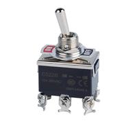 Interruptor de palanca C5 con autobloqueo, 15 A, 250 V CA, unipolar, bipolar, con tapa a prueba de lluvia(C521A)