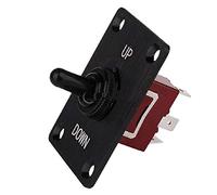 Interruptor de palanca DC12 V Marine 3 posiciones On Off sobre abajo Interruptor de palanca Interruptor de panel Trim Tab 15 Amp para autocaravana, barco, autobús para panel de interruptores