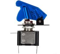 Interruptor de palanca de 12 V para gestión eléctrica de vehículos, para coches, camiones, caravanas, embarcaciones marinas y aplicaciones de control de energía de yates (azul)