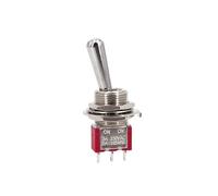 Interruptor de palanca de mango largo T80-T Z1 de 12 mm for montaje en panel, 5 A/125 V CA(T8013A ON-MOM)