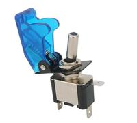 Interruptor de palanca iluminado for coche, barco y camión, protector de cubierta abatible hacia arriba for avión de seguridad, 12V20A, transparente * 2 uds.(ORANGE)