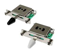 Interruptor de Palanca Selector de de 2 Piezas de 5 VíAs para ST/SQ Series Interruptores de Cambio de Guitarra EléCtrica