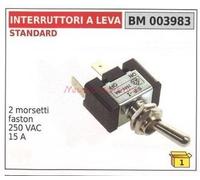Interruptor De Palanca STANDARD 2 Terminales Faston 250 Vac 15 A 003983