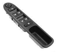 Interruptor de panel de ventana de control maestro eléctrico delantero izquierdo compatible con 307 CC SW Break 2000-2014, conducción a la izquierda, plástico negro, OEM 6554KT 3 Plus 6 pines