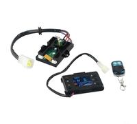 Interruptor de pantalla LCD de 12 V/24 V y kit remoto para calentador de estacionamiento diésel de aire de 3 kW, 5 kW, 8 kW, repuesto de placa base con control remoto de 4 botones y triángulo de 3