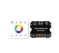 Interruptor de pantalla táctil DC5V 12V 24V 2.4GRF 86 sty Monocromo/CCT/RGB/RGBW/RGBWC Tira luz LED/Controlador atenuación FCOB(RGB (Red Green Blue))