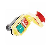 Interruptor de parada, 250 V 16 A CK21 KLD28 KLD28A 4 pines 5 Negro Amarillo IP54 IP55 1 pieza(Ck21 4pin)