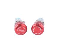 Interruptor de parada con pulsador de 16 mm, tipo seta, 1NO1NC, 2NO2NC, con enclavamiento(16mm NO STOP 3pin)