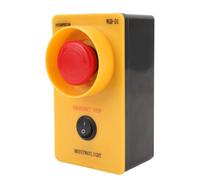 Interruptor de Parada de Emergencia 10A 660V AC, Tipo Enganche 1NO 1NC con Luz - Seguridad Inmediata, Construcción Robusta, Ideal para Obras y Minas