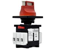 Interruptor de parada de emergencia 40A 3P VCD2C (V2C + KCD1PZC) Cuerpo de carga V2C y panel KCD1PZC Interruptor-seccionador