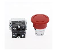 Interruptor de parada de emergencia con cabezal de hongo rojo XB2, 22 mm, 10 A/415 V, XB2-542, XB2-545(545-NONC)