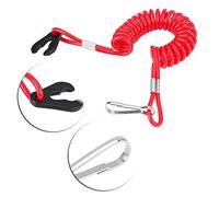 Interruptor de parada del motor, Diseño durable y fácil instalación, Lanyard de emergencia para cortacorriente, for pescadores, kayakistas y usuarios de motos de agua