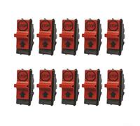 Interruptor de parada estilo basculante, paquete de 10 unidades para modelos de motosierra para modelos 365XT 372XP 371 372 336 385 390 con compatibilidad con números de pieza 503098302 y 501584201
